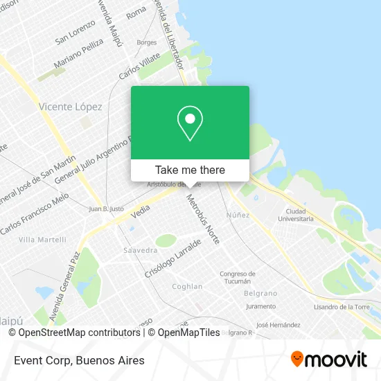 Event Corp map