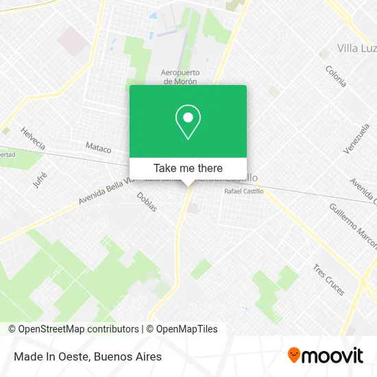 Made In Oeste map