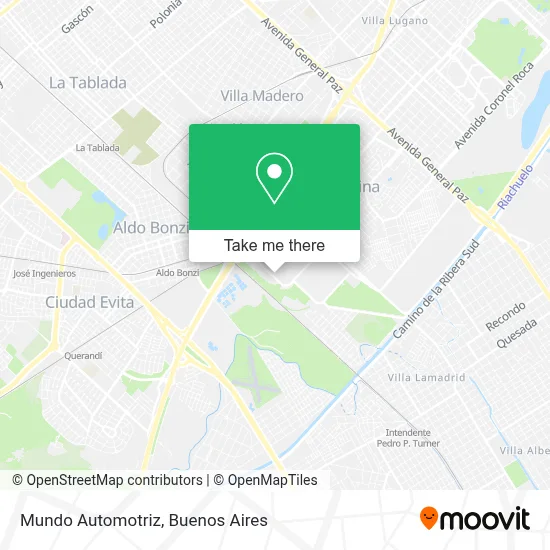 Mundo Automotriz map