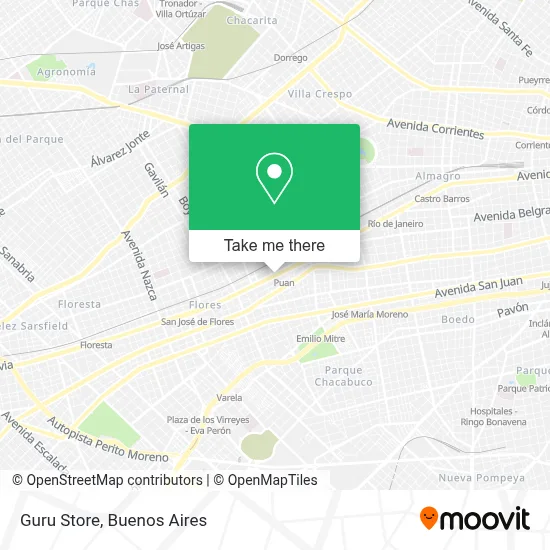 Guru Store map