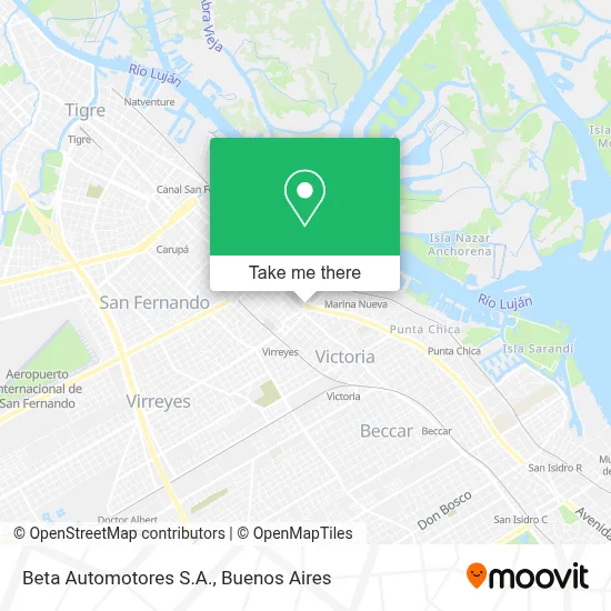 Beta Automotores S.A. map