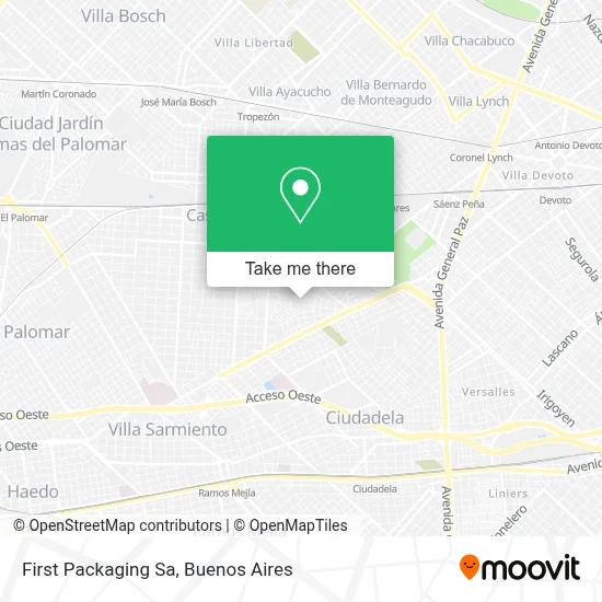 First Packaging Sa map