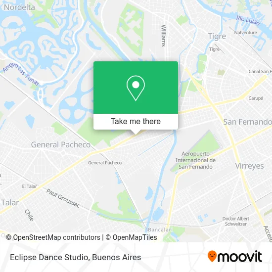 Eclipse Dance Studio map