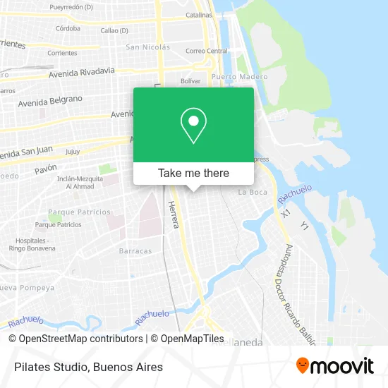 Pilates Studio map