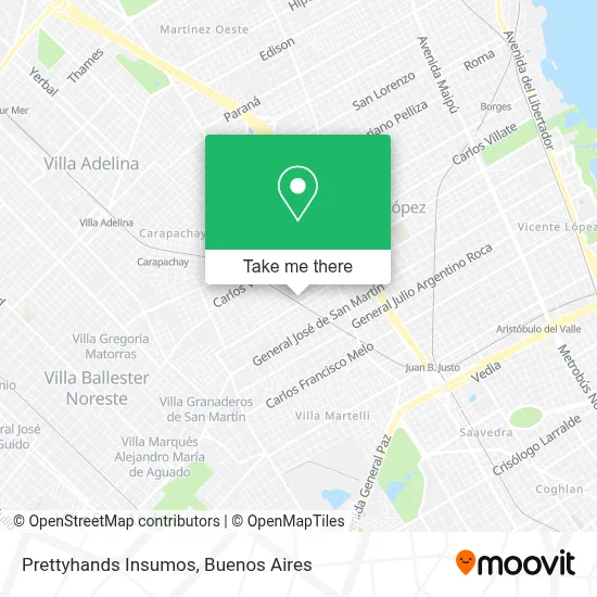 Prettyhands Insumos map