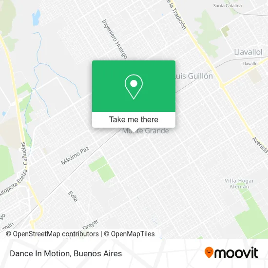 Dance In Motion map