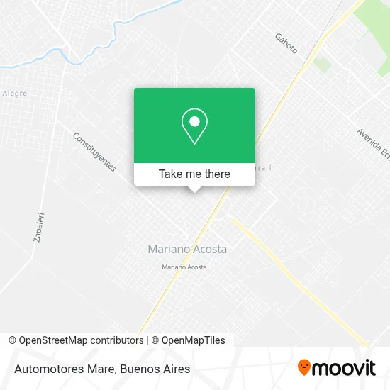 Automotores Mare map