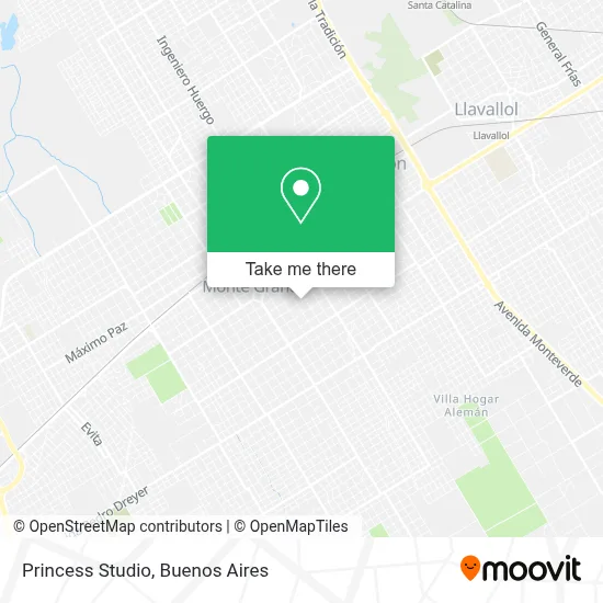 Princess Studio map