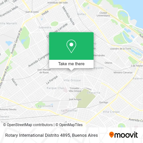 Rotary International Distrito 4895 map