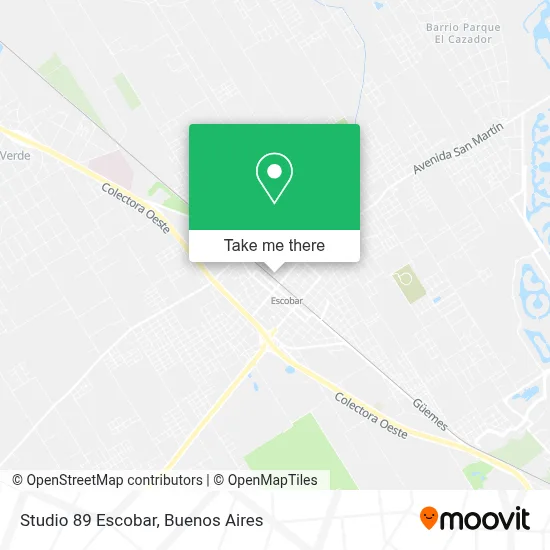 Studio 89 Escobar map