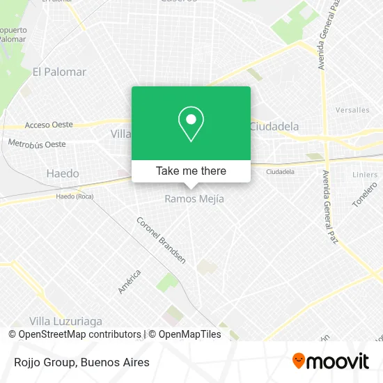 Rojjo Group map