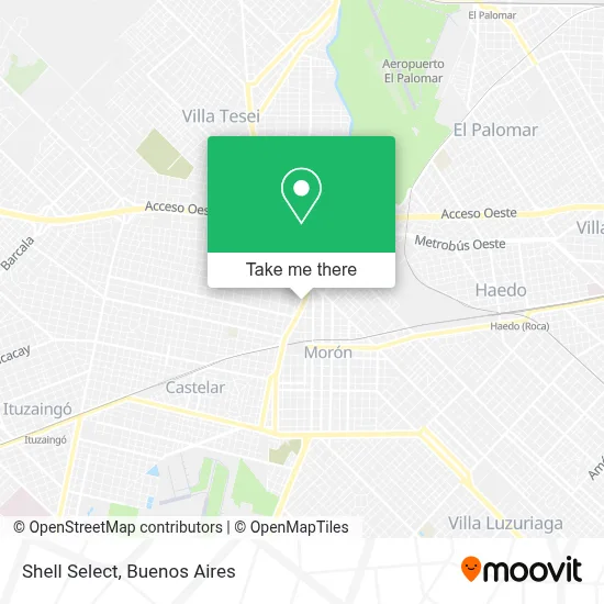 Shell Select map
