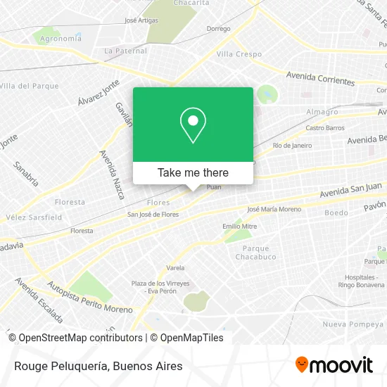 Rouge Peluquería map