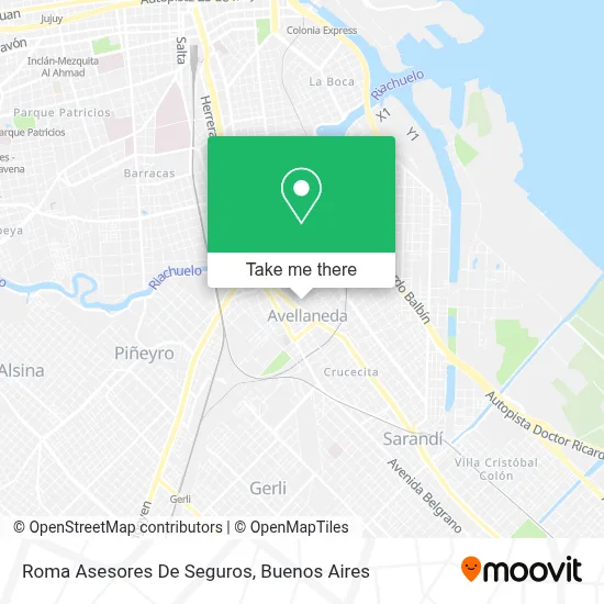 Roma Asesores De Seguros map