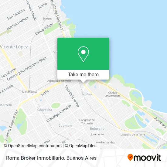 Roma Broker Inmobiliario map