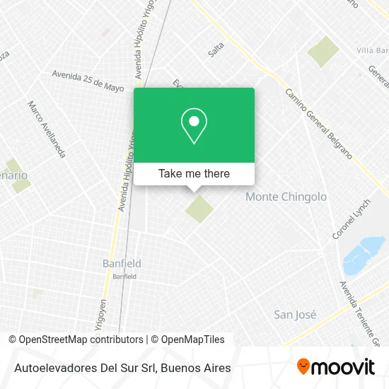 Autoelevadores Del Sur Srl map