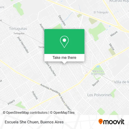 Escuela She Chuen map