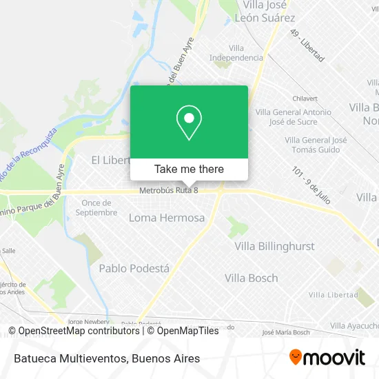 Batueca Multieventos map