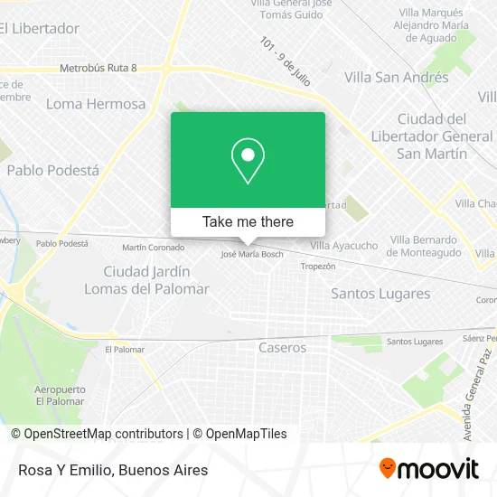 Rosa Y Emilio map