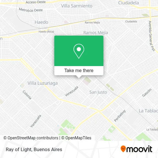 Ray Of Light map