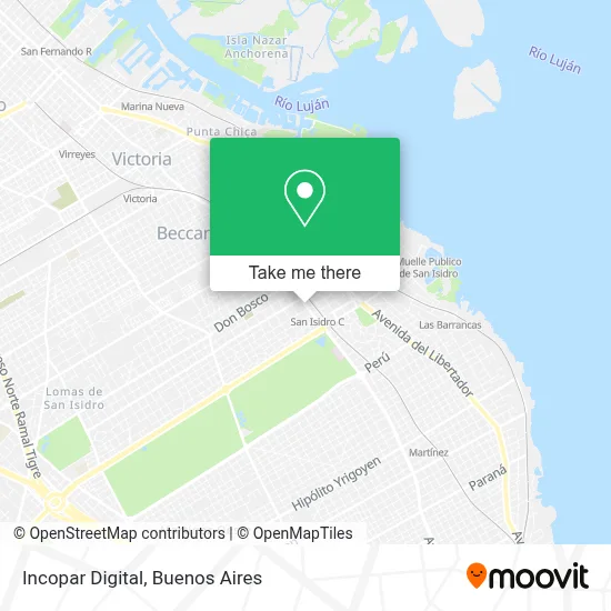 Incopar Digital map