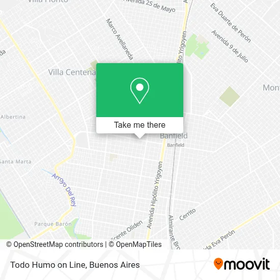 Todo Humo on Line map