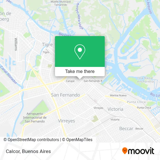 Calcor map