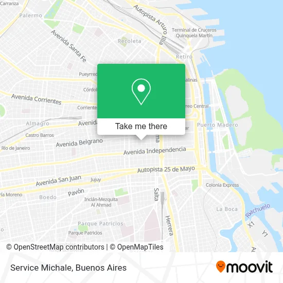 Service Michale map