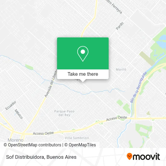 Sof Distribuidora map