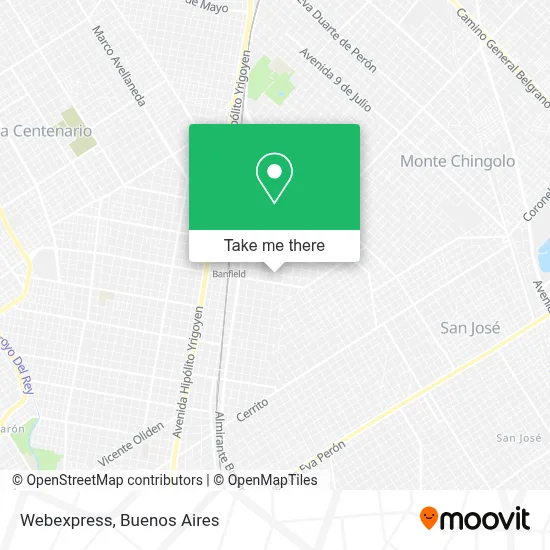 Webexpress map