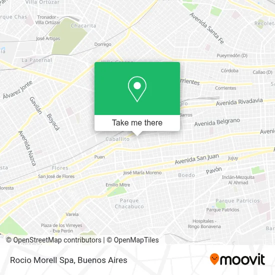 Rocio Morell Spa map