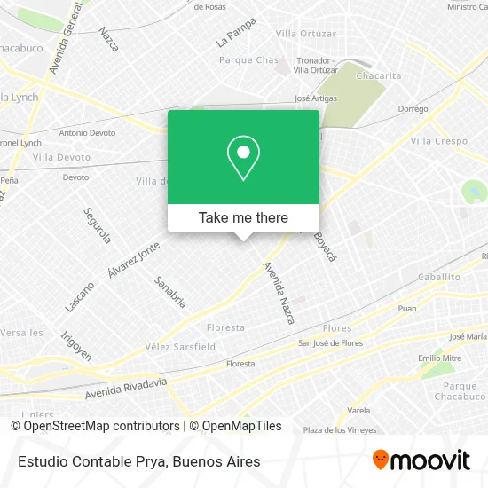 Estudio Contable Prya map