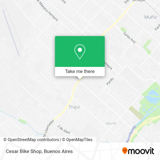 Cesar Bike Shop map