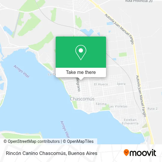 Rincón Canino Chascomús map