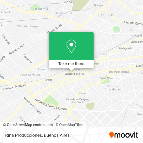Riña Producciones map