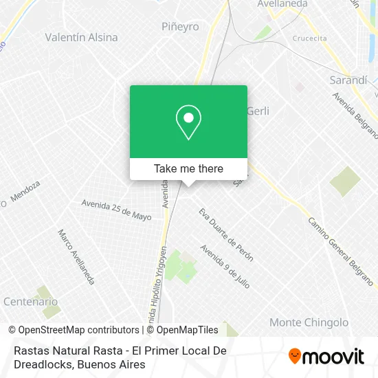 Rastas Natural Rasta - El Primer Local De Dreadlocks map