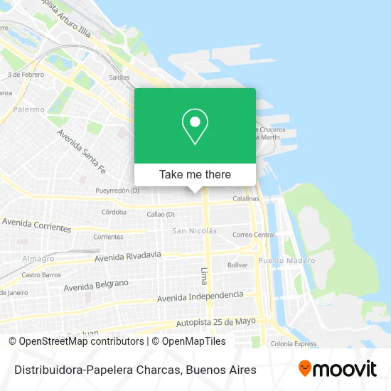 Distribuidora-Papelera Charcas map