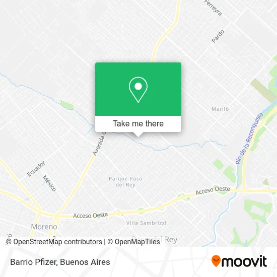 Barrio Pfizer map