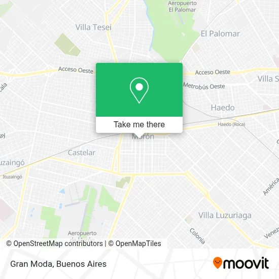 Gran Moda map