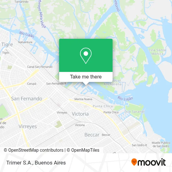 Trimer S.A. map