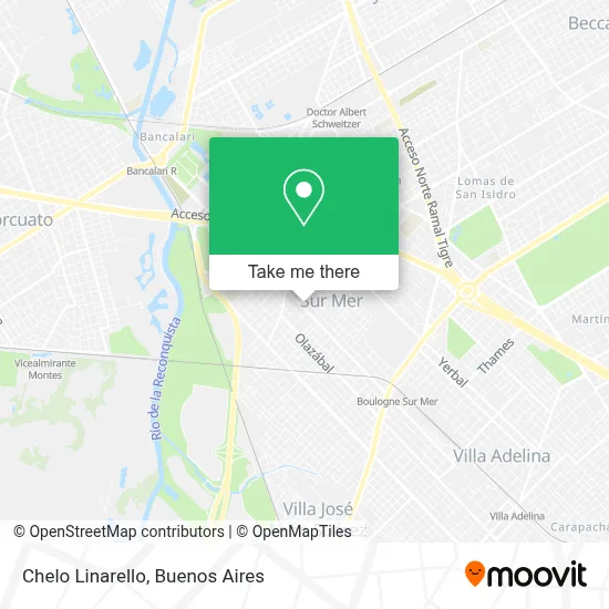 Chelo Linarello map