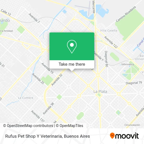 Rufus Pet Shop Y Veterinaria map