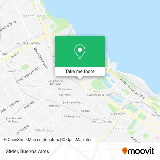 Slider map