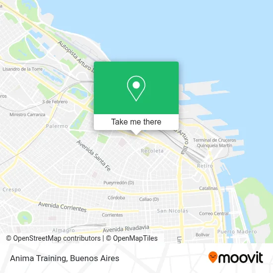 Anima Training map