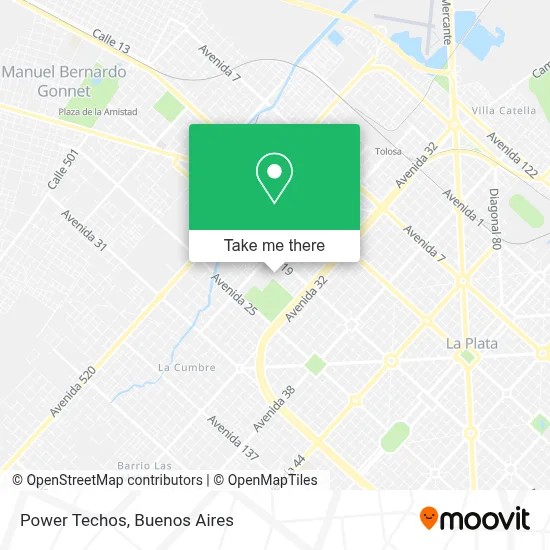 Power Techos map