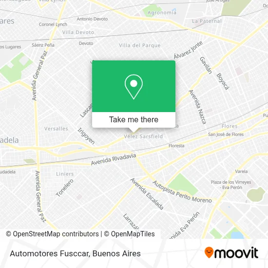 Automotores Fusccar map