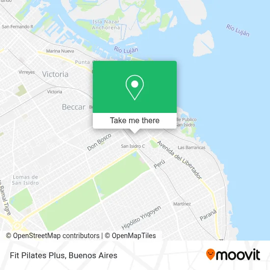 Fit Pilates Plus map