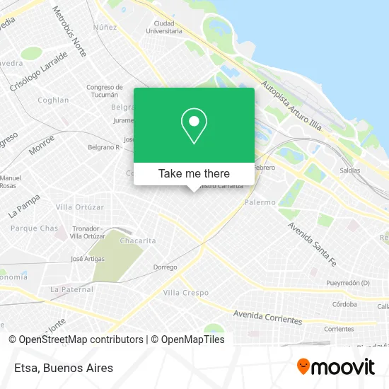 Etsa map