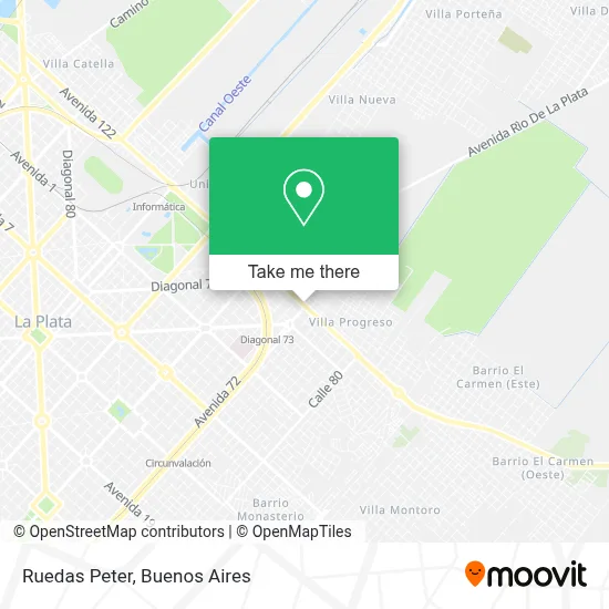 Ruedas Peter map