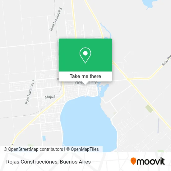 Rojas Construcciónes map
